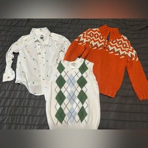 4T bundle. Sweater, sweater vest & button up.